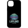 Paesaggi Nordici Aurora Lapponia Finland Custodia per iPhone 14 Plus Lapland Finland Renna Aurora Boreale