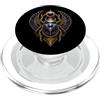Darktistic Design Scarabeo blu Egitto Art Design PopSockets PopGrip per MagSafe