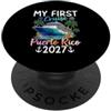 First Cruise Puerto Rico 2027 Travel Mem La mia prima crociera Porto Rico 2027 PopSockets PopGrip Adesivo