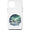Happy Destiny Custodia per iPhone 12 mini Lapponia Finlandia, Artico