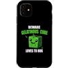 Fantasy Creature Humor Gelatinous Cube Custodia per iPhone 11 Caution Gelatinous Cube ama abbracciare