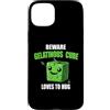 Fantasy Creature Humor Gelatinous Cube Custodia per iPhone 15 Plus Caution Gelatinous Cube ama abbracciare