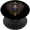 Darktistic Design Scarabeo blu Egitto Art Design PopSockets PopGrip Adesivo