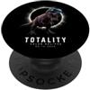 Dino Cosmos Studio Orologio Totality Solar Eclipse T-Rex Dinosaur VR Event 2026 PopSockets PopGrip Adesivo