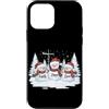 Faith Hope Love Snowmen Winter Christmas Custodia per iPhone 12 mini Fede, speranza, amore, pupazzi di neve