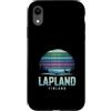 Paesaggi Nordici Aurora Lapponia Finland Custodia per iPhone XR Lapland Finland Renna Aurora Boreale