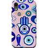 Mystic Nazar Collective Custodia per iPhone XR Simboli mistici del malocchio grafico - Boho Nazar Celestial Art