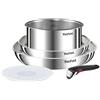Tefal Ingenio Emotion, set da cucina 5 pezzi, manico rimovibile, impilabile, in acciaio inossidabile, L896S504