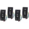 DC 12v / 24V Marine Barca A Vela 3 Marce ON-OFF-ON Pannello Interruttori Pompa