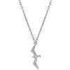 Niaspi Collane con ciondolo a forma di gabbiano in argento, unisex, ipoallergeniche, minimaliste, con uccellini volanti, collana a catena semplice, unica, carina, carina, gioielli di reputazione del 1989