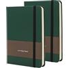 TUNJILOOL A6 Quaderno Appunti,3 in 1 Puntinato/Quadretti/Vuoto 2 Pack Quaderno A6,80gsm 96 Fogli/192 - Carta 10.5x15 CM, Quaderno Multifunzionale Regalo Agenda Scrittori Lavoro D'Affari