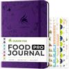 Clever Fox Food Journal Pro - Dieta & Wellness Planner per donne e uomini - Diario per la perdita di peso con contacalorie - registro degli alimenti per tenere traccia di pasti, esercizi e perdita di