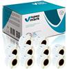 specmark 10 Rotoli di etichette compatibili con DYMO 11353 12mm x 24mm S0722530 1000 Pezzo compatibile con tutte le stampanti di etichette Label-Writer 450 4XL Seiko-SLP