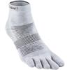 Injinji Unisex Run Lightweight Mini-Crew Calzini, gray, 40.5|41|42|43|44