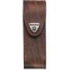 Victorinox Fodero in pelle - marrone lungo fino a 111 mm con 4-6 strati,