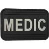 WARAGOD Toppa in pvc medic, nero e grigio,