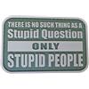 WARAGOD Domande stupide toppa in pvc,