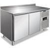 Tavolo congelatore 2 porte con alzatina -22°/-18° C | 136 x 60 x 96 cm