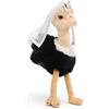 Uni-Toys - Mazzo di peluche con velo da sposa, altezza 28 cm, colore: bianco