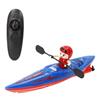 ColorBaby Speed & Go Kayak radiocomandato con batteria ricaricabile, kayak RC con luce LED, con personaggio incluso, barca radiocomandata elettrica, a partire dai 4 anni