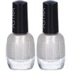 ASTRA Make-UP Lasting Gel Effect - Smalto Unghie Effetto Plumping e Tonalità 60 2x12 ml