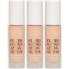 ASTRA Make-UP Fluid Foundation Serum - Fondotinta Siero Multifunzionale Tonalità 04 3x19 ml