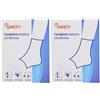 Safety Cavigliera Elastica Colore Ocra Taglia M 2x1 pz Bendaggio/i
