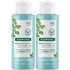 KLORANE Polvere Purificante 3 in 1 alla Menta BIO e all'Argilla 2x50 g Shampoo
