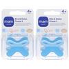 MAM Bite&Relax Fase 2 Mini Dentaruolo Azzurro 4m+ 2x1 St