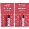Astra Makeup Kit Regalo Get Nude Labbra Lip Marker + Gloss 2x1 St