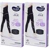 Sauber Calza Jolie Leggings Emana 70 Nero S 2x1 St