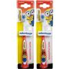 Odontovax Spazzolino Junior Minions Rosso Igiene Orale 2x1 St