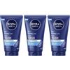 Nivea Men Hydrocare Gel Detergente Viso XXL 150 ml, viso uomo in maxi formato per 3x detersione efficace, Skincare idratante e rinfrescante con Aloe Vera tutti i tipi di pelle 3x150 ml