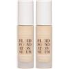 ASTRA Make-UP Fluid Foundation Serum - Fondotinta Siero Multifunzionale Tonalità 01 2x19 ml