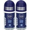 Nivea Men Cool Kick Dedorante Roll-On 2x50 ml
