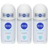 Nivea Deo Roll On Dry Le Female 3x50 ml