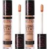 ASTRA Make-UP Long Stay Concealer - Correttore Lunga Tenuta Tonalità 6N 2x1 St