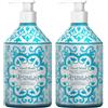 Le Maioliche Sapone Liquido Mandarino Dolce e Fresia Linea Versilia 2x500 ml