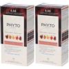 Phyto Paris Kit Colorazione Permanente Castano Rosso Intenso Ciliegia 6.66 2x1 St