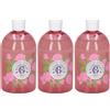 Roger & Gallet Gel Doccia di Benessere Rose 3x500 ml