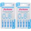 Forhans Travel Interdental Brush Scovolino 0.8 2x1 pz Spazzolino da denti