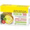 Farmaderbe Ananas Bromelina 5000 - Integratore Per La digestione, Il Drenaggio Dei Liquidi E Il Microcircolo 30 Compresse
