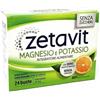 Zetavit 24 Bustine Gusto Arancia Senza Zuccheri - Integratore Di Magnesio E Potassio