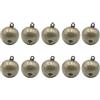 CENPEK 10PCS Vintage Jingle Bell 3 pollici antico tono decorativo rame campana per animali domestici cane gatto ciondoli albero di Natale artigianato decorazione