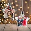HOBULL Palline di Natale Personalizzate, 2025 Palla di Natale Personalizzata con Foto, Decorazioni Natalizie Albero Palline Foto Personalizzato Idee Regalo per Natalizie per Amici, Famiglia, Bambino