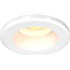 Ledvion - Faretti LED da incasso, Bianco, 4W, CCT 2200K-4000K, Ø55mm, Acciaio inox, IP65, Dimmerabile