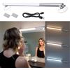 GBKDQQ Lampada da trucco a LED, dimmerabile, lampada da trucco portatile, 35 cm, con 10 dimmer, lampada da specchio per bagno, viaggi e tavolo da toeletta