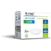 V-TAC VT-1207 Mini Pannello LED Montaggio a Incasso Rotondo 12W 6400K