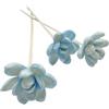 SKYPRO Set di Bastoncini in Rattan con Fiori Artificiali Fragranze Senza Fiamma Bastoncini per Diffusore Reed Bastoncini Diffusore di Oli Essenziali Aromi Ornamenti Fai da Te Decorazione Casa - Stile