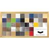 RahmenMax Skane - Cornice per puzzle, 33 x 98 cm, colore oro, lucido, sfondo bianco, antiriflesso, in vetro sintetico